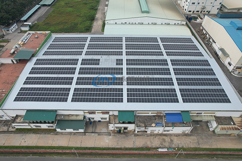 胡連電子(越南)責(zé)任有限公司675.99KW光伏發(fā)電站